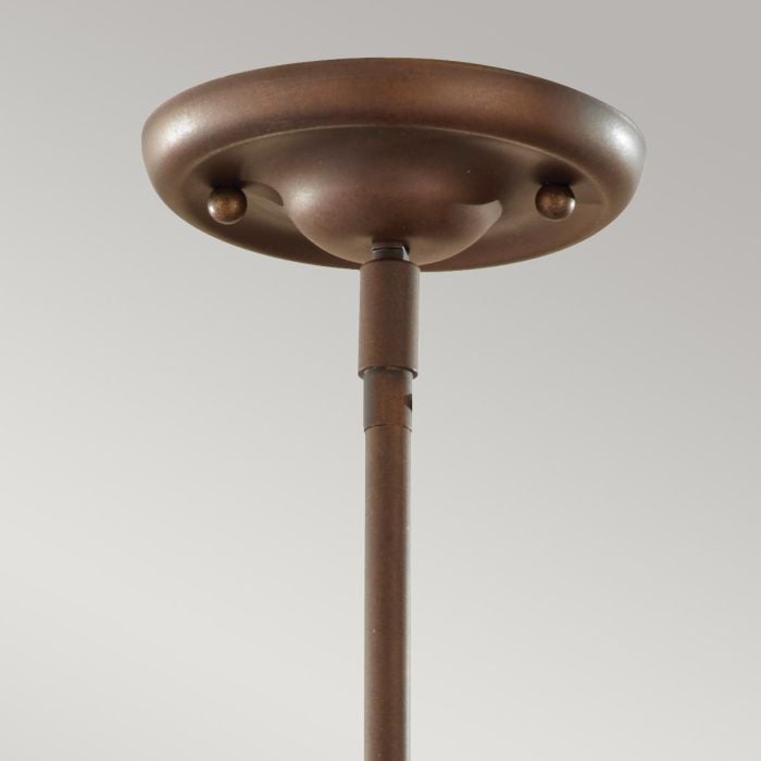 Elstead Lighting Urban Renewal 3 Light Large Pendant - Astral Bronze