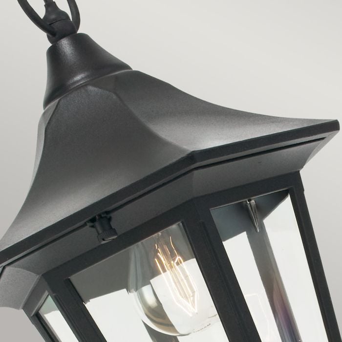 Elstead Lighting Valencia 1 Light Chain Lantern - Black