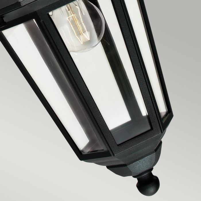 Elstead Lighting Valencia 1 Light Down Lantern - Black