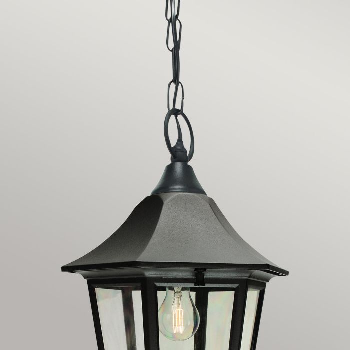 Elstead Lighting Valencia Grande 1 Light Chain Lantern - Black