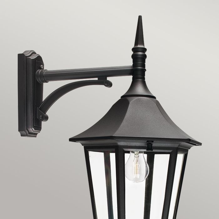 Elstead Lighting Valencia Grande 1 Light Down Lantern - Black