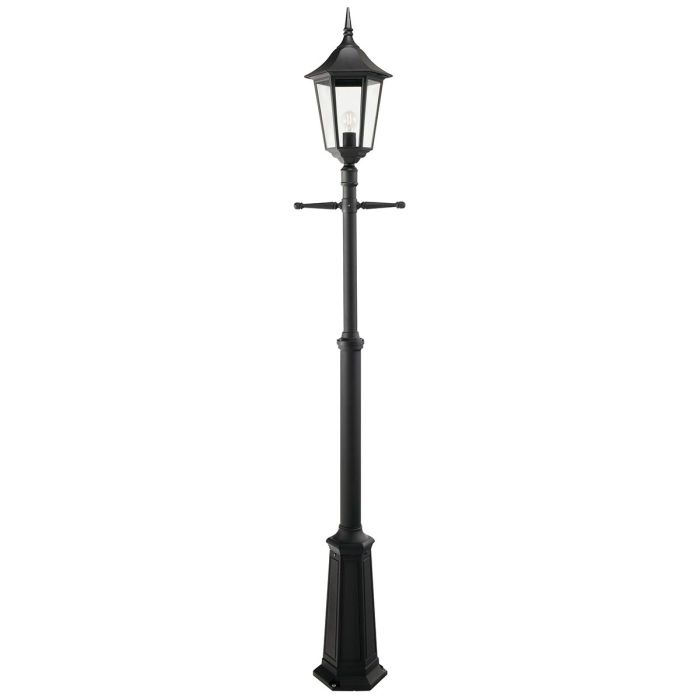 elstead lighting Valencia Grande 1 Light Signal Post - Black