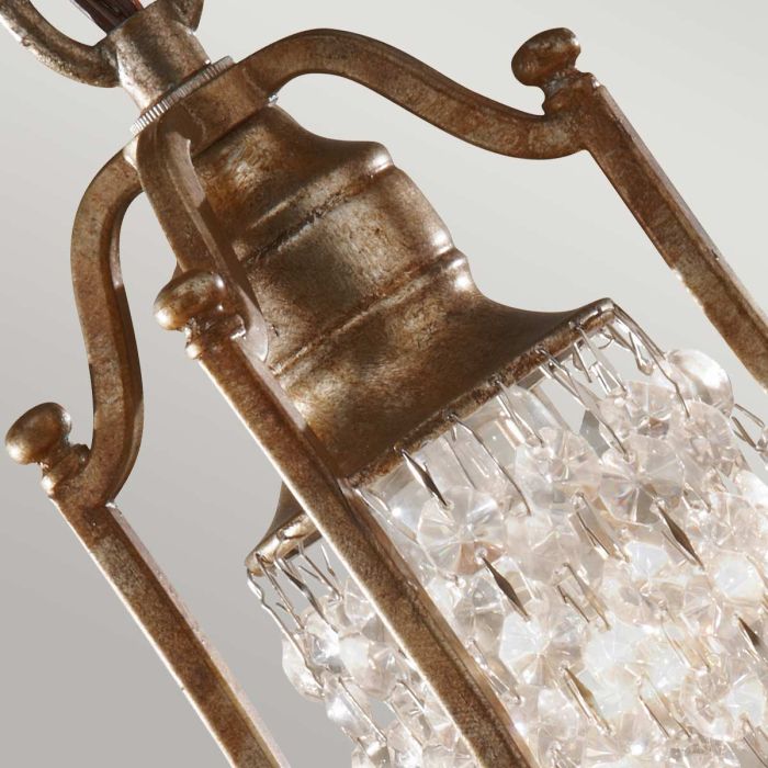 Elstead Lighting Valentina 1 Light Mini Pendant - Oxidized Bronze