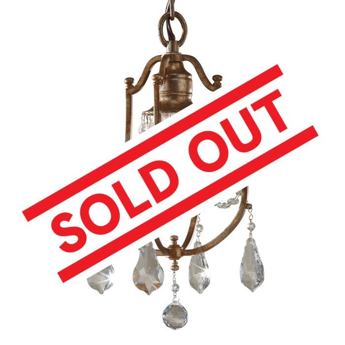 elstead lighting Valentina 1 Light Mini Pendant - Oxidized Bronze