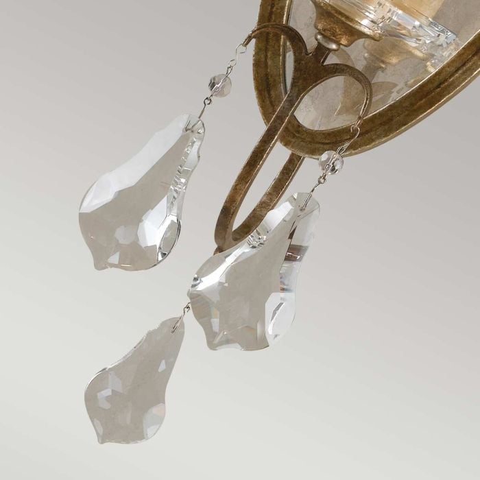Elstead Lighting Valentina 1 Light Wall Light - Oxidized Bronze