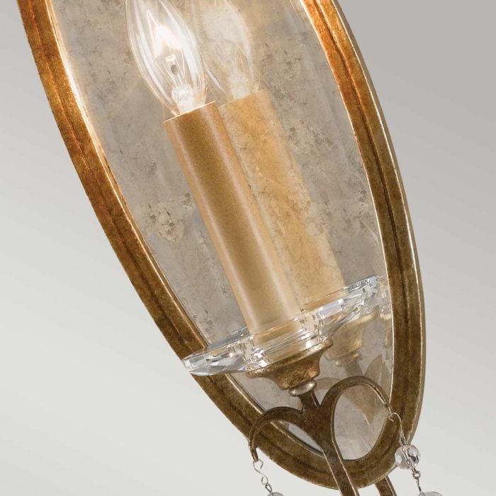 Elstead Lighting Valentina 1 Light Wall Light - Oxidized Bronze