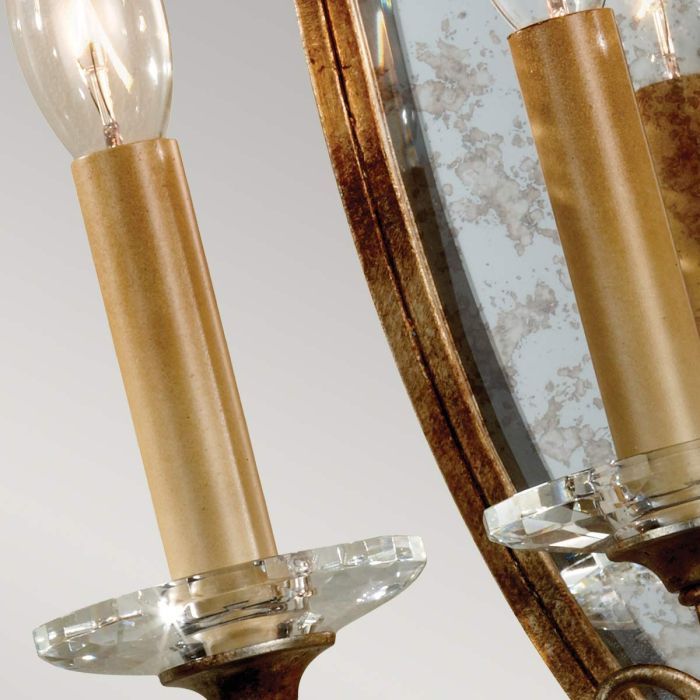 Elstead Lighting Valentina 3 Light Wall Light - Oxidized Bronze