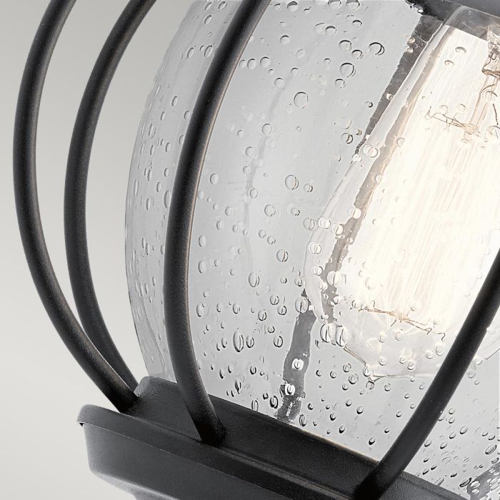 Elstead Lighting Vandalia 1 Light Wall Lantern - Textured Black