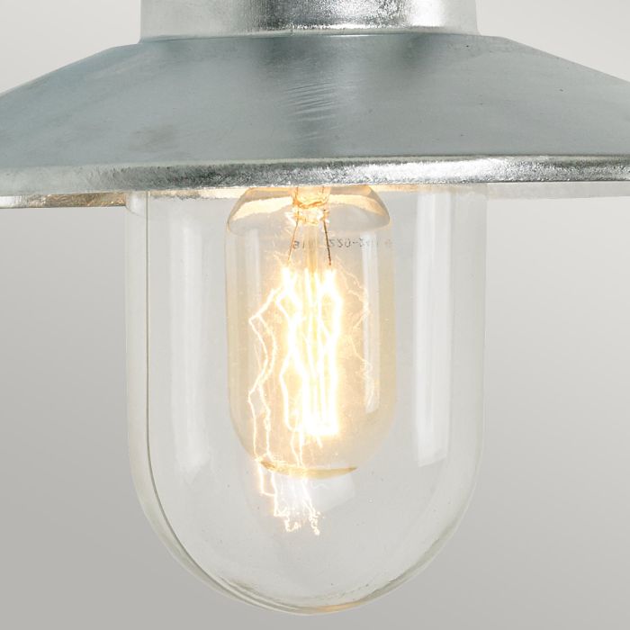 Elstead Lighting Vansbro 1 Light Wall Lantern Galvanised