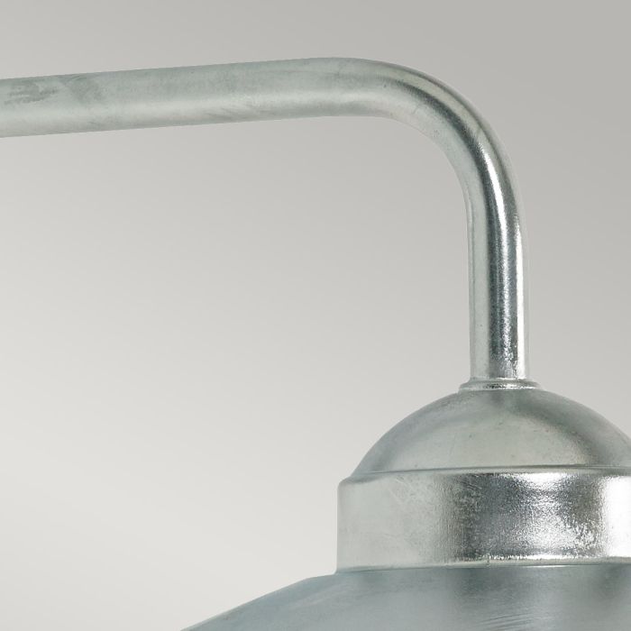 Elstead Lighting Vansbro 1 Light Wall Lantern Galvanised