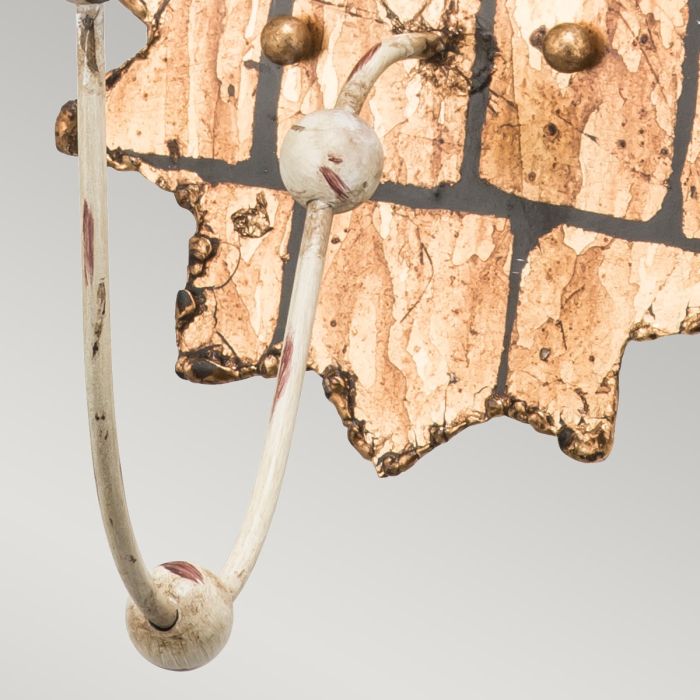 Elstead Lighting Venetian 1 Light Wall Light - Beige Patina & Gold