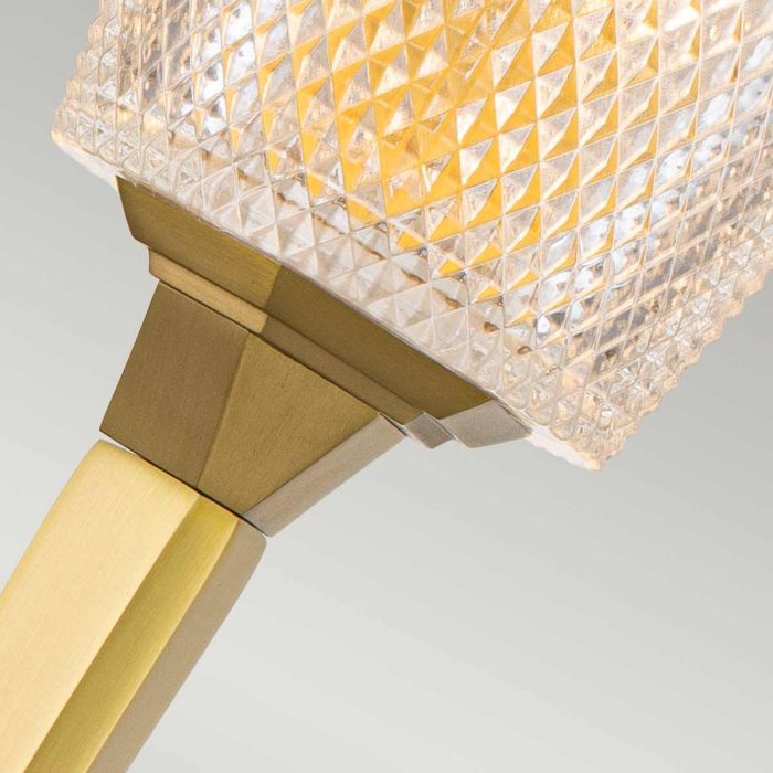 Elstead Lighting Verity 1 Light Wall Light - Brushed Brass