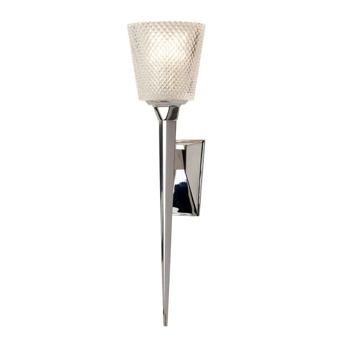 elstead lighting Verity 1 Light Wall Light - Polished Chrome