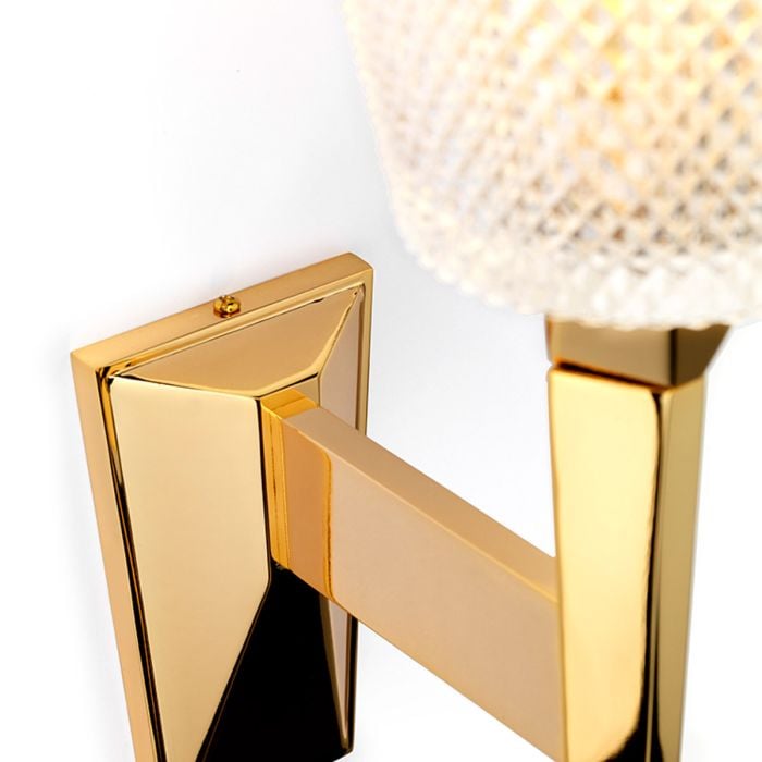 Elstead Lighting Verity 1 Light Wall Light - Polished Gold