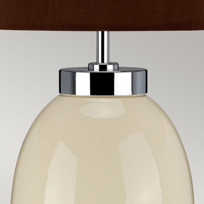 Elstead Lighting Victor 1 Light Small Table Lamp - Cream