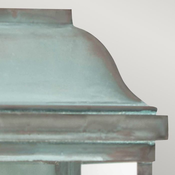 Elstead Lighting Victoria 1 Light Wall Lantern - Verdigris
