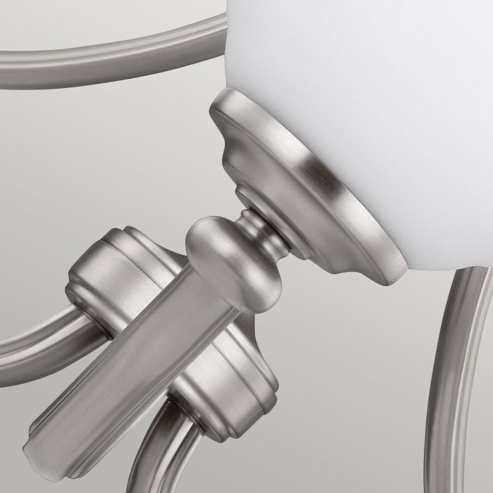 Elstead Lighting Vintner 3 Light Chandelier - Satin Nickel