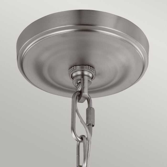 Elstead Lighting Vintner 3 Light Chandelier - Satin Nickel