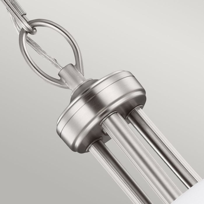 Elstead Lighting Vintner 3 Light Chandelier - Satin Nickel