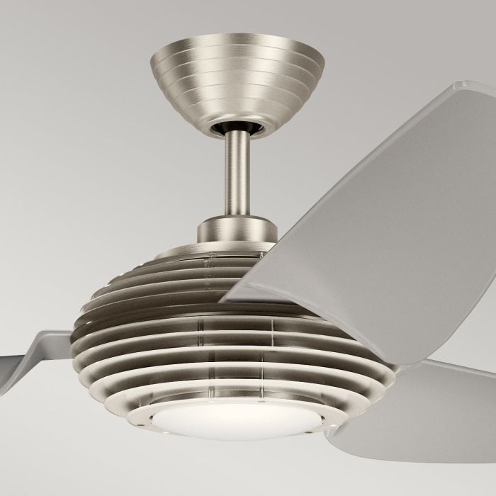 Elstead Lighting Voya - 60in / 152cm Fan - Brushed Stainless Steel