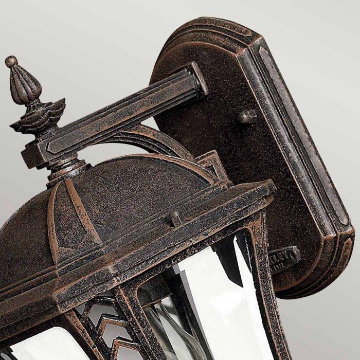 Elstead Lighting Wabash 1 Light Small Wall Lantern - Mocha