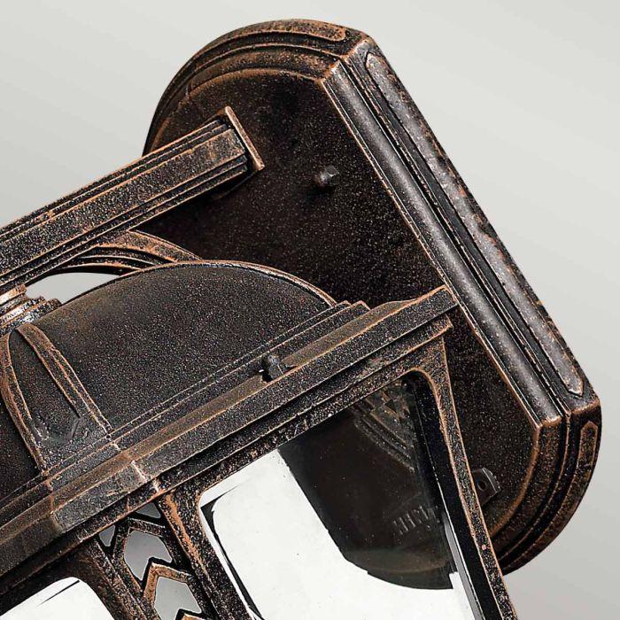 Elstead Lighting Wabash 2 Light Medium Wall Lantern - Mocha