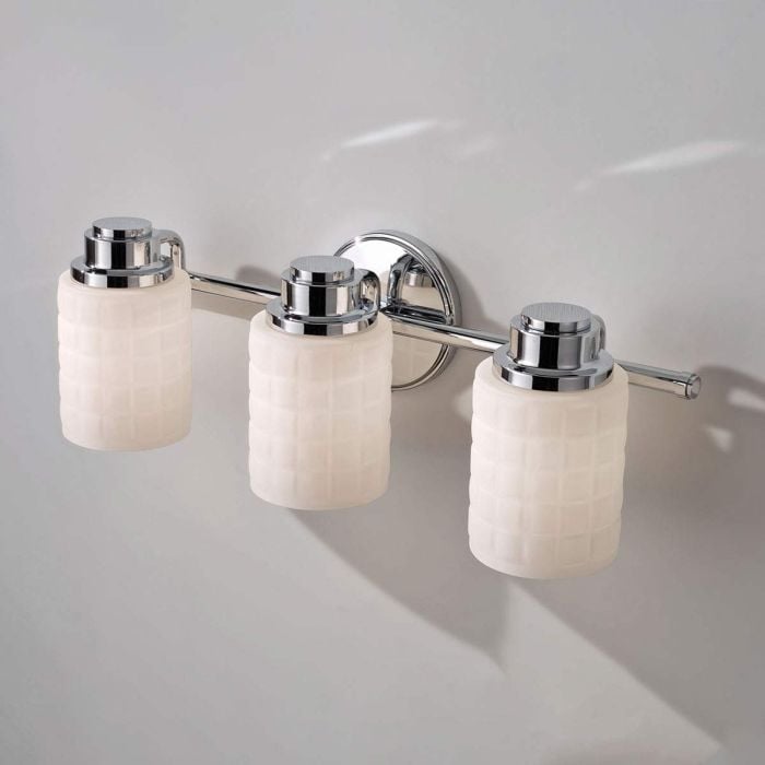 Elstead Lighting Wadsworth 3 Light Above Mirror Light - Polished Chrome