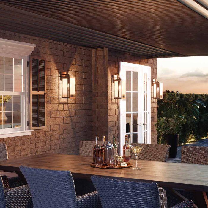 Elstead Lighting Wakefield 1 Wall Lantern - Medium - Earth Black