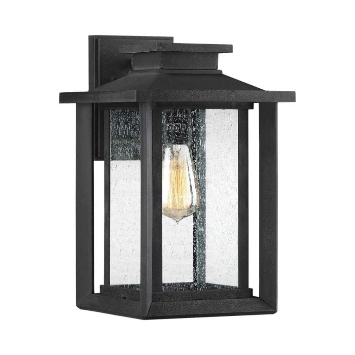 elstead lighting Wakefield 1 Wall Lantern - Medium - Earth Black