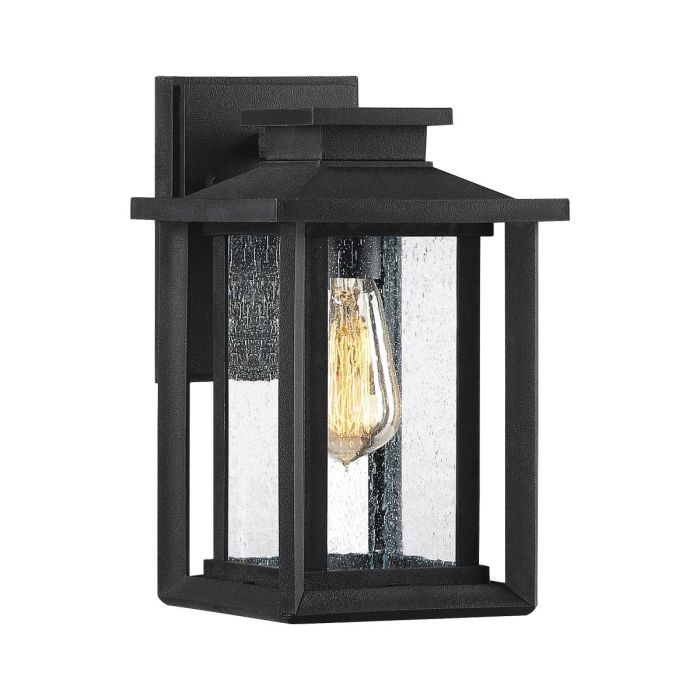 elstead lighting Wakefield 1 Wall Lantern - Small - Earth Black