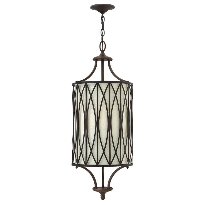 elstead lighting Walden 3 Light Pendant - Victorian Bronze