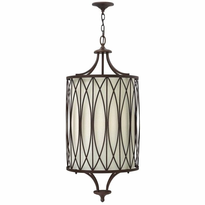elstead lighting Walden 4 Light Pendant - Victorian Bronze