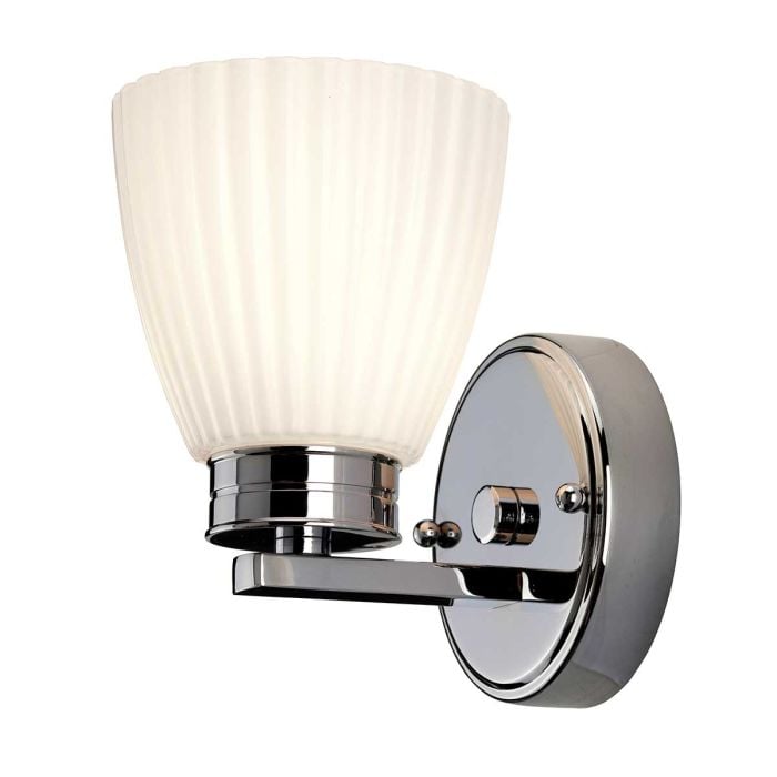 elstead lighting Wallingford 1 Light Wall Light - Polished Chrome