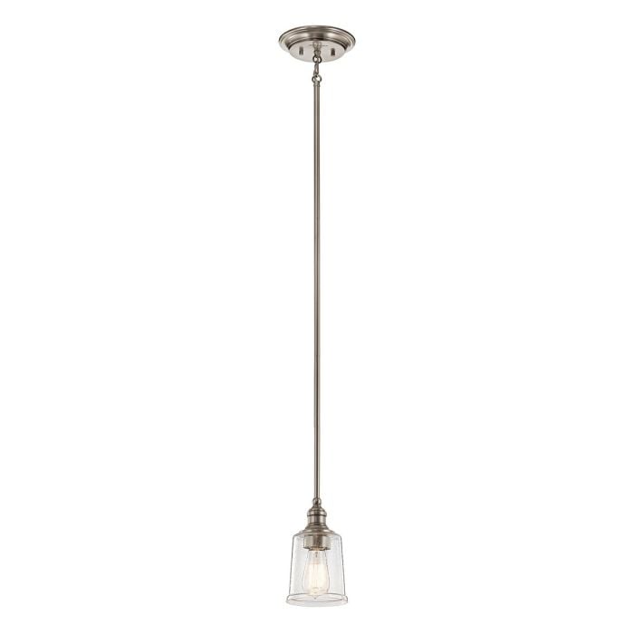 Elstead Lighting Waverly 1 Light Mini Pendant - Classic Pewter