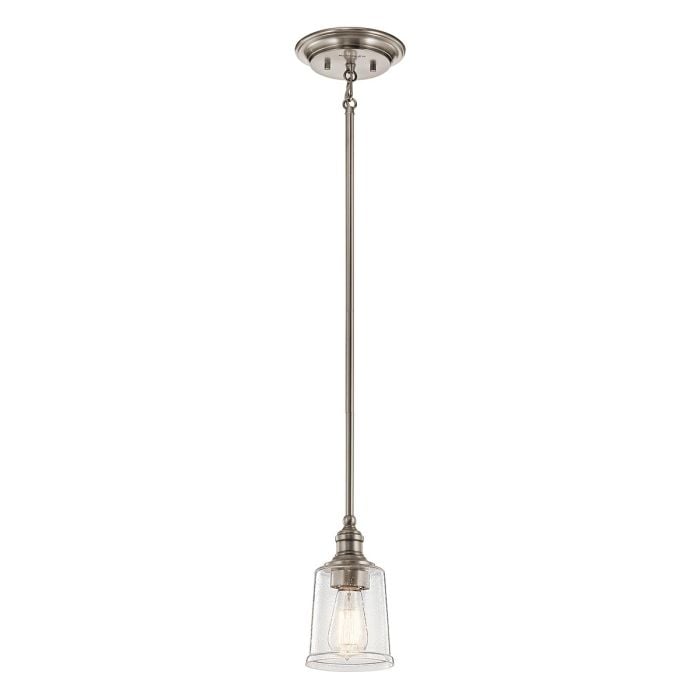 elstead lighting Waverly 1 Light Mini Pendant - Classic Pewter