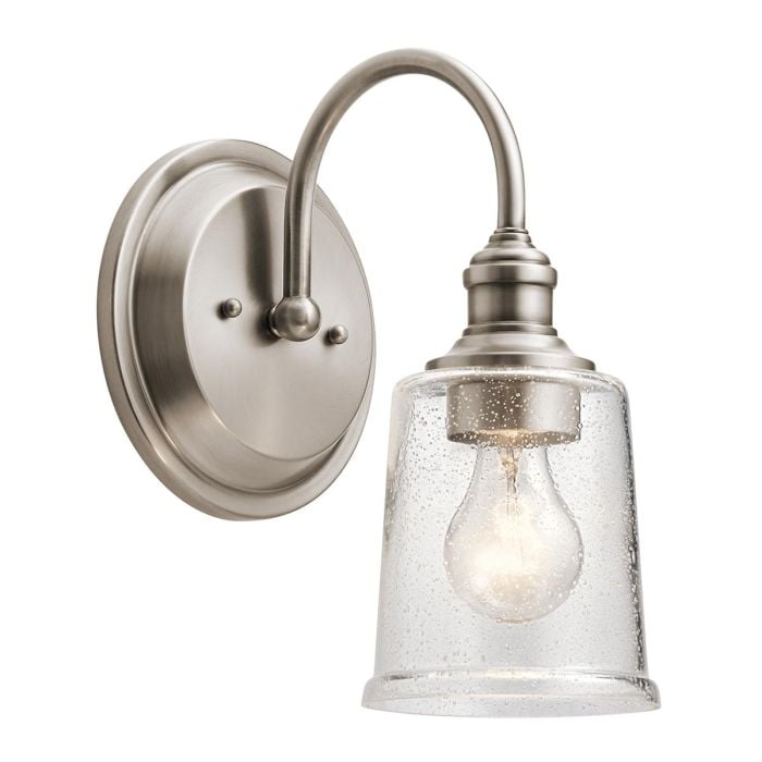 elstead lighting Waverly 1 Light Wall Light - Classic Pewter