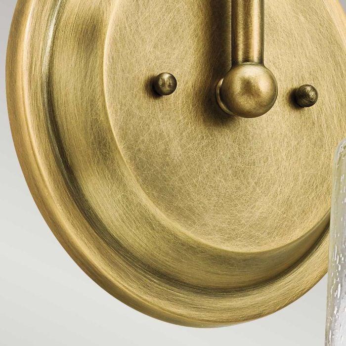 Elstead Lighting Waverly 1 Light Wall Light - Natural Brass