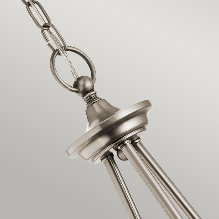Elstead Lighting Waverly 3 Light Chandelier - Classic Pewter