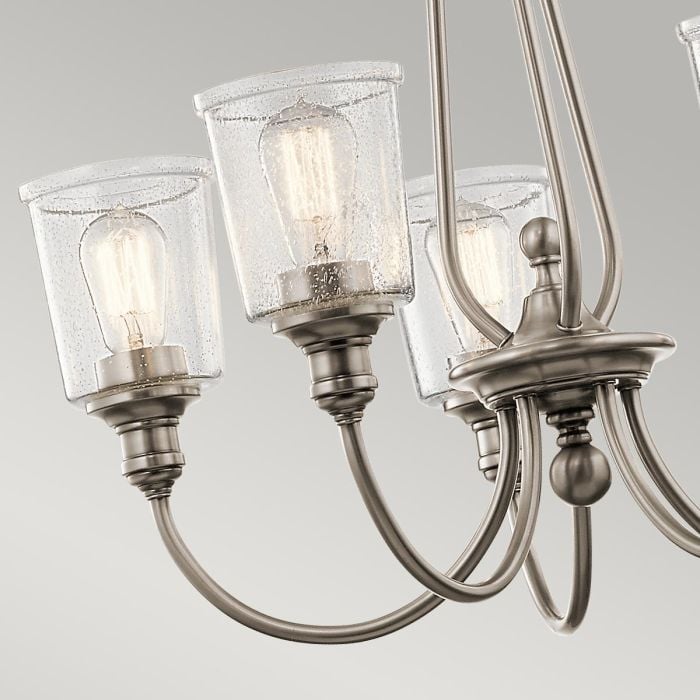 Elstead Lighting Waverly 5 Light Chandelier - Classic Pewter
