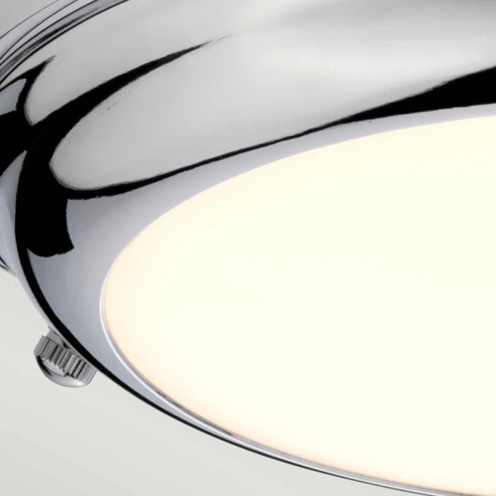 Elstead Lighting Welland 1 Light Mini LED Flush - Polished Chrome