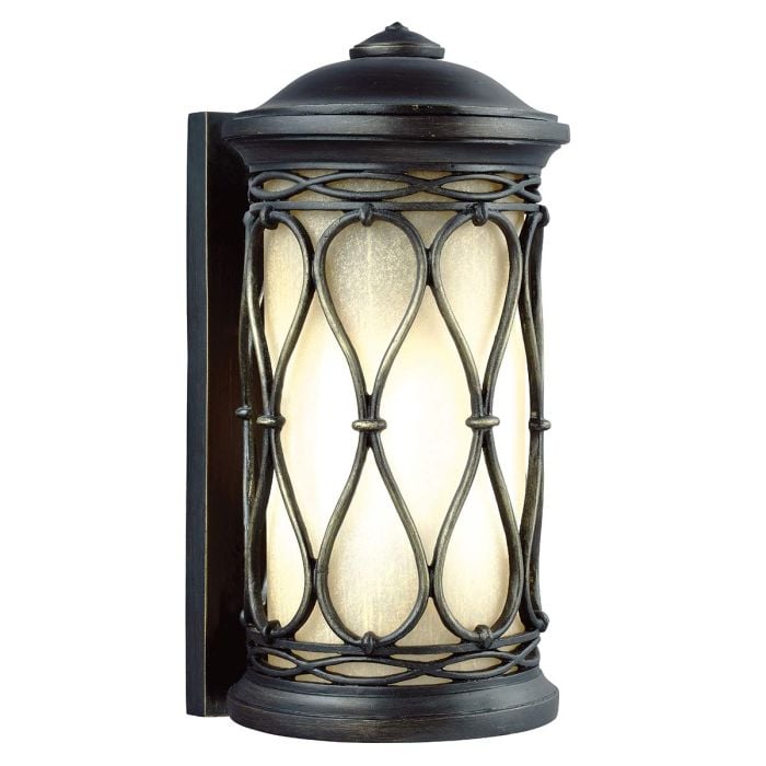 elstead lighting Wellfleet 1 Light Wall Lantern - Aged Bronze