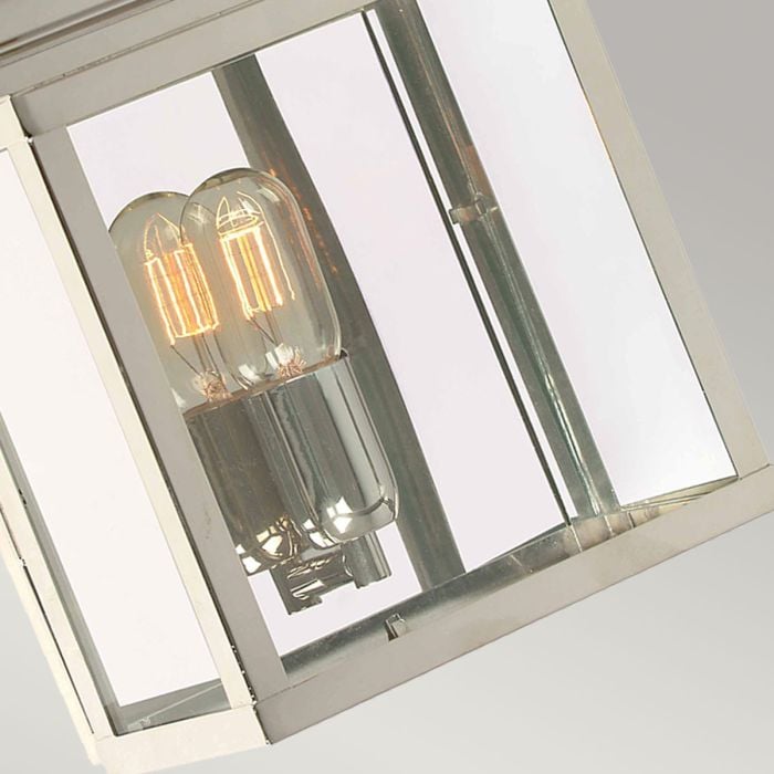 Elstead Lighting Westminster 1 Light Wall Lantern - Polished Nickel