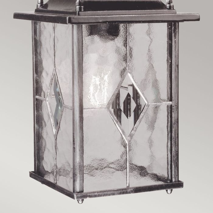 Elstead Lighting Wexford 1 Light Chain Lantern - Black/Silver