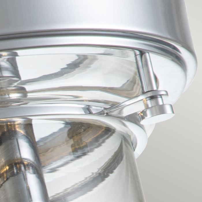 Elstead Lighting Whistling 3 Light Flush - Polished Chrome