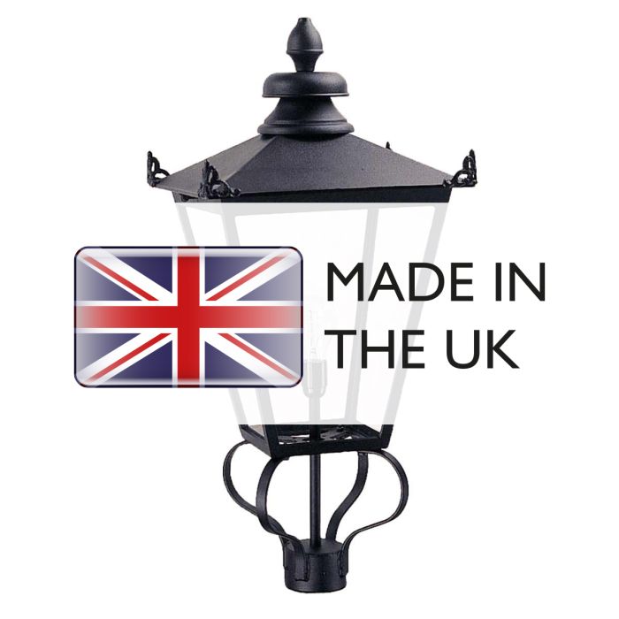 Elstead Lighting Wilmslow 1 Light Lantern (Head Only) - Black