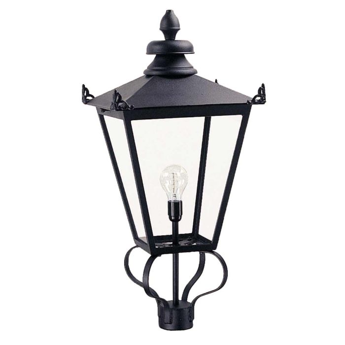 elstead lighting Wilmslow 1 Light Lantern (Head Only) - Black