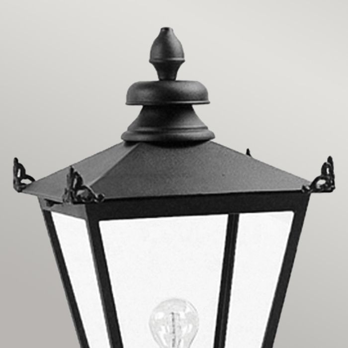 Elstead Lighting Wilmslow 1 Light Pedestal Lantern - Black