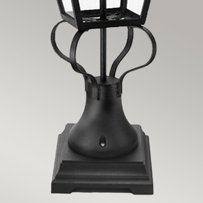 Elstead Lighting Wilmslow 1 Light Pedestal Lantern - Black