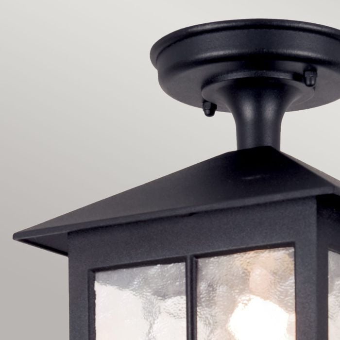 Elstead Lighting Winchester 1 Light Porch Lantern - Black