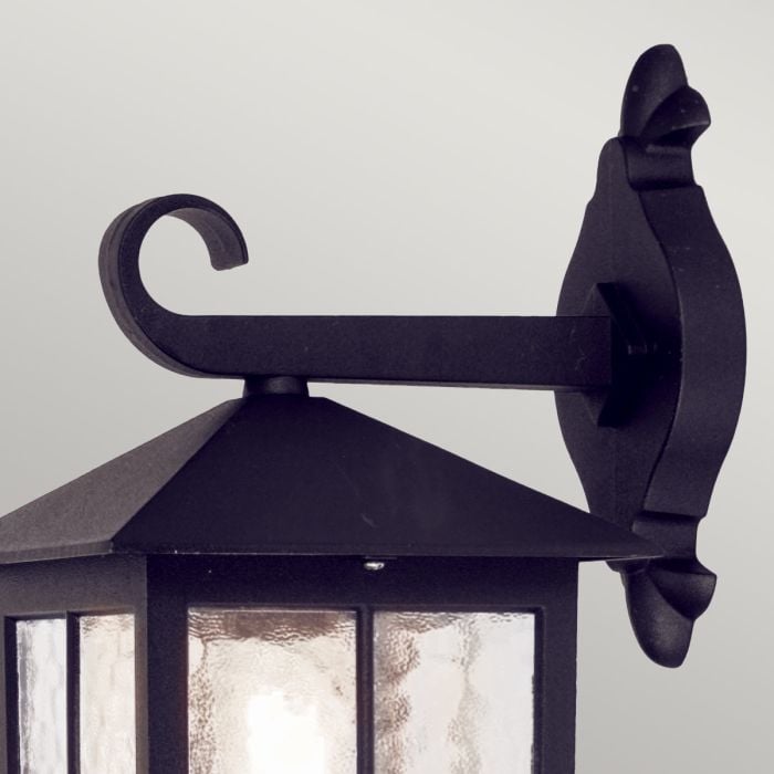 Elstead Lighting Winchester 1 Light Wall Down Lantern - Black